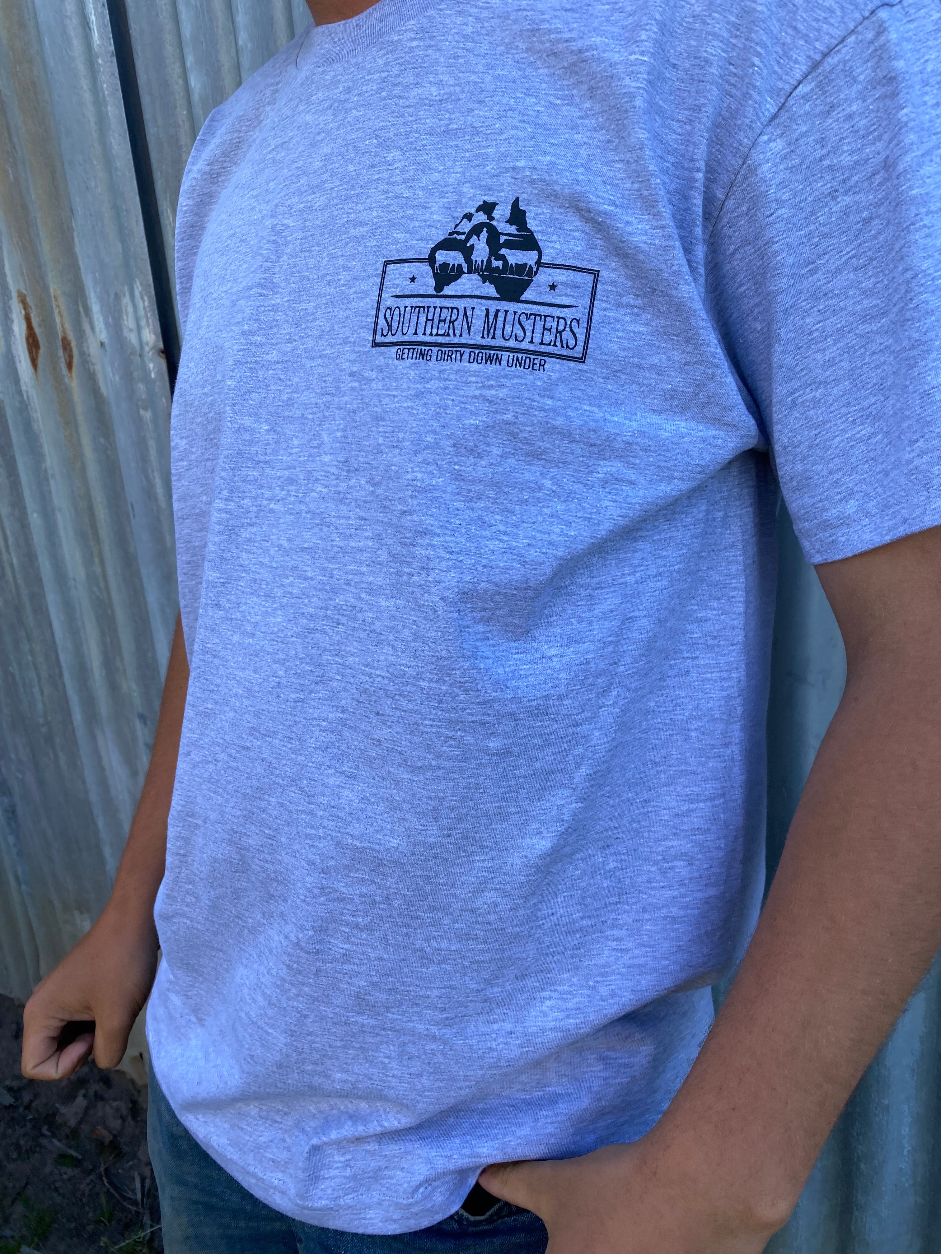 Southern Musters Grey T Shirt
