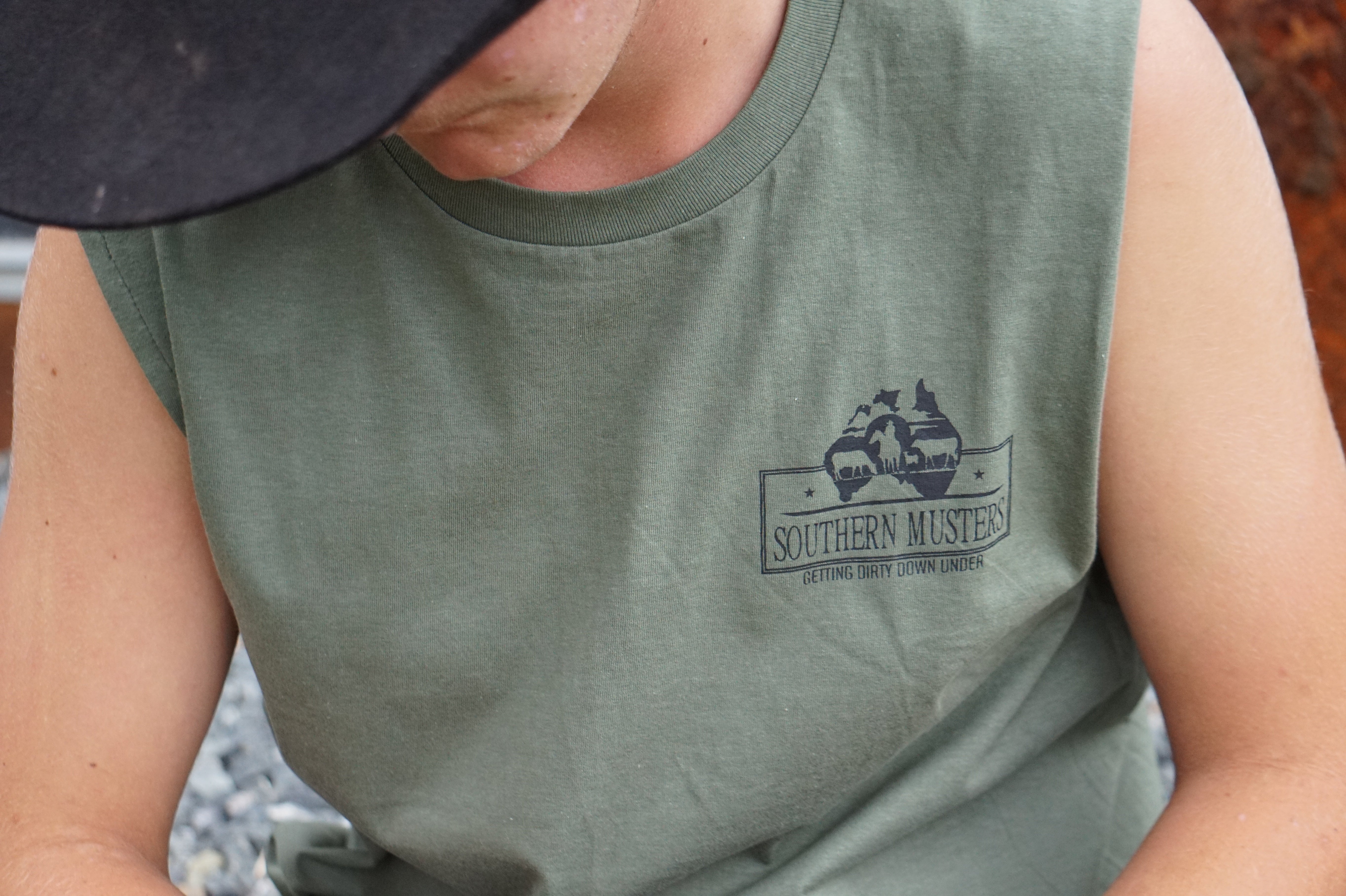 Southern Musters Green Tank Top