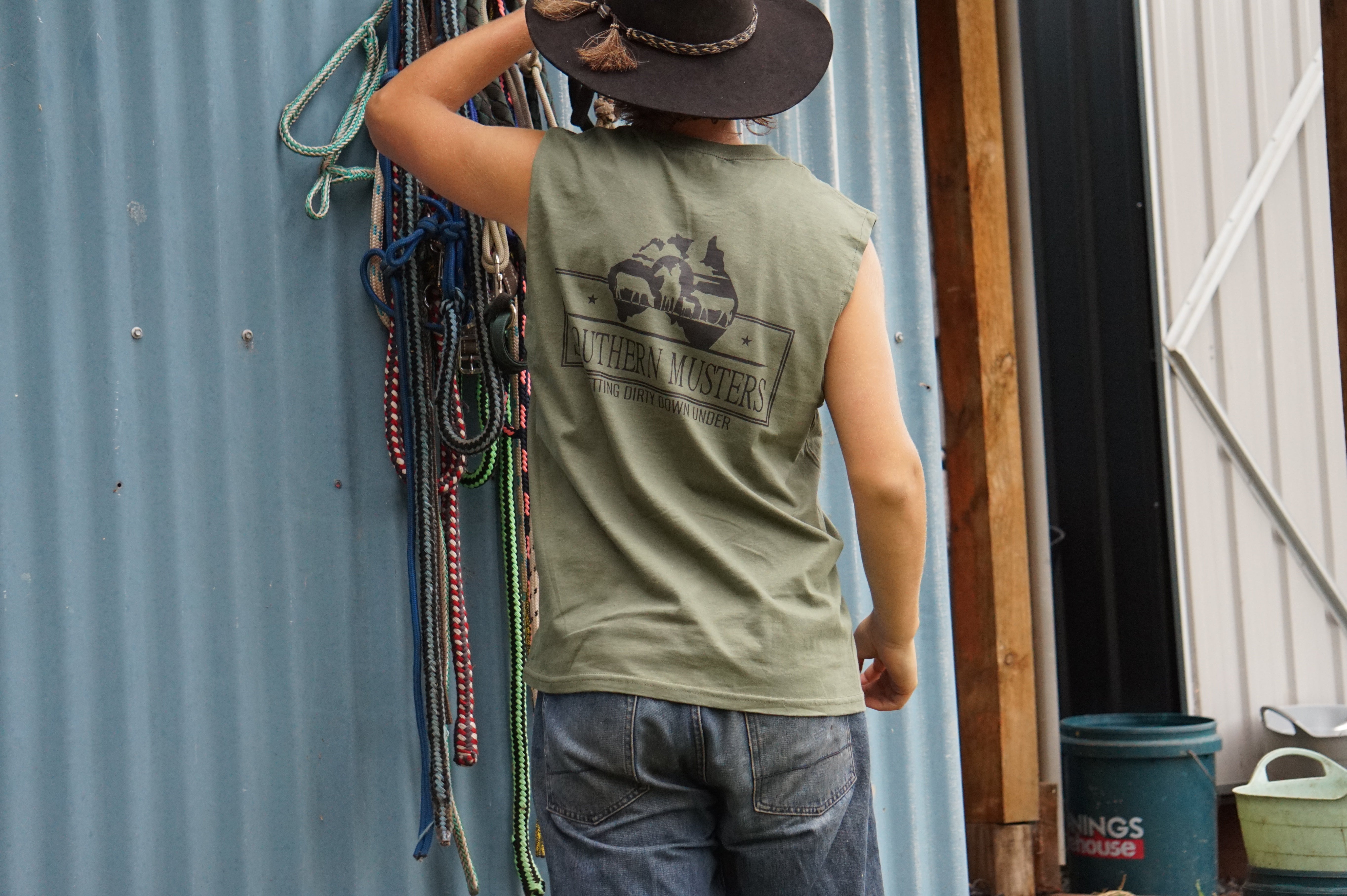 Southern Musters Green Tank Top