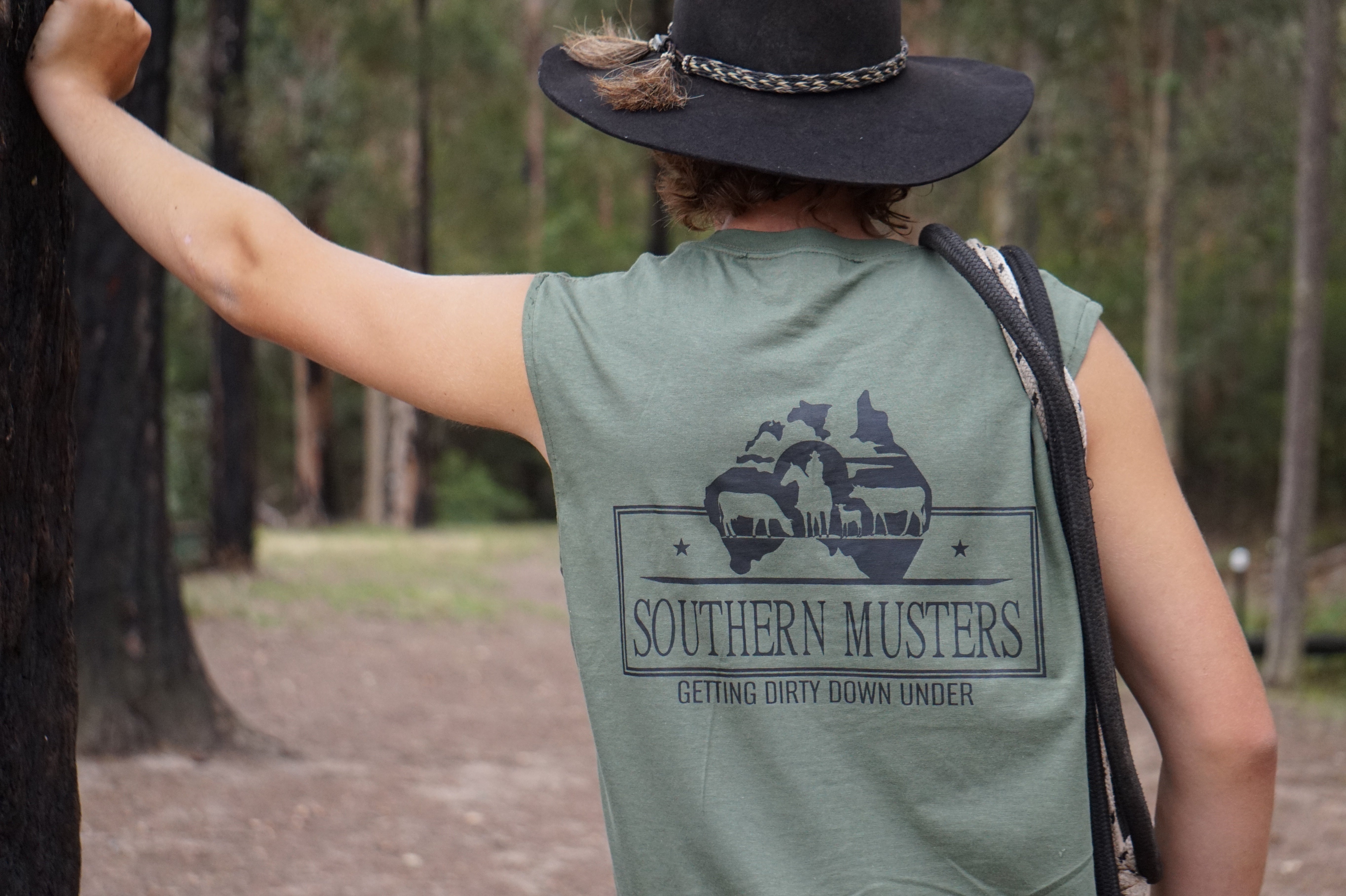 Southern Musters Green Tank Top