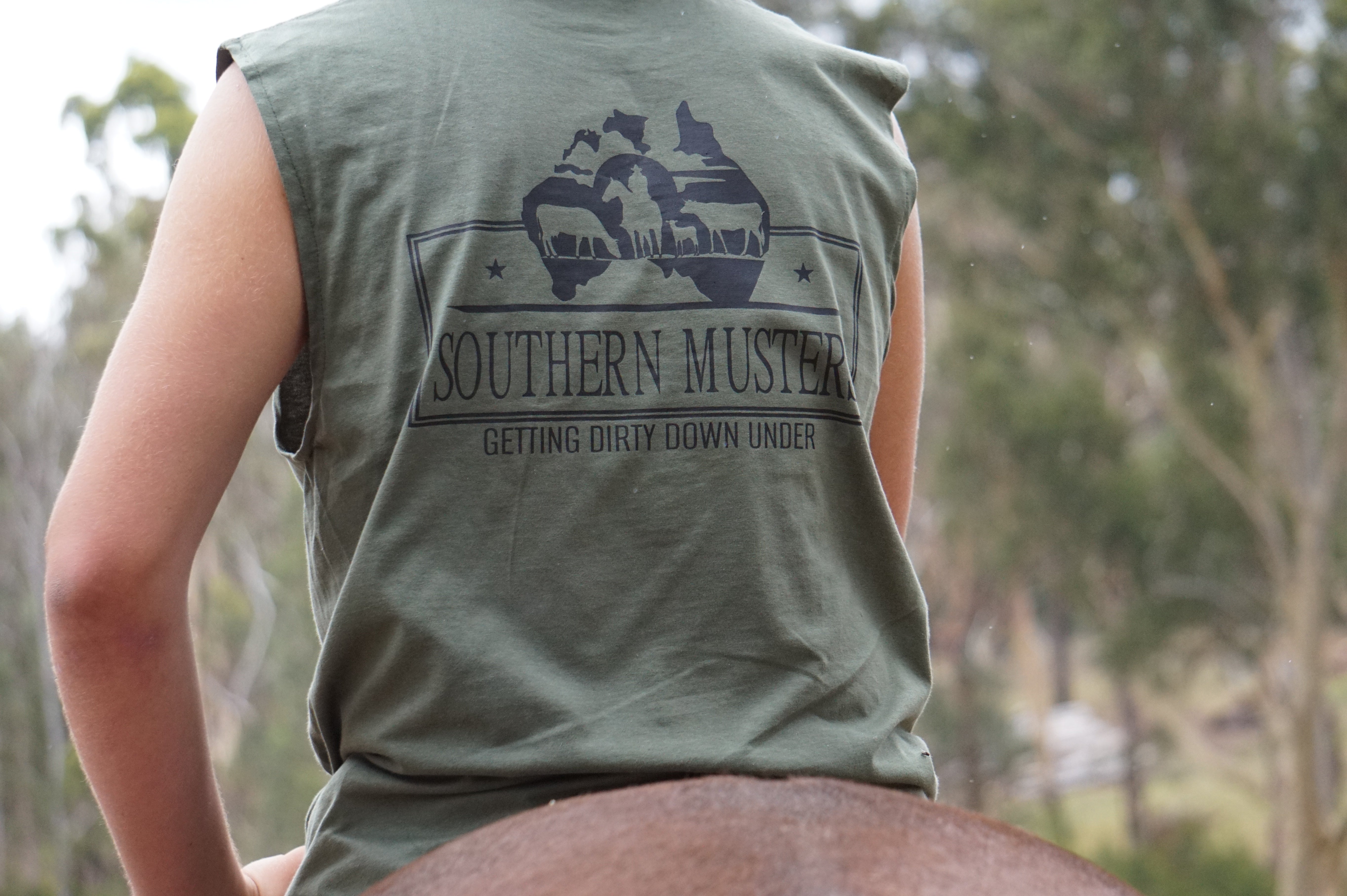 Southern Musters Green Tank Top