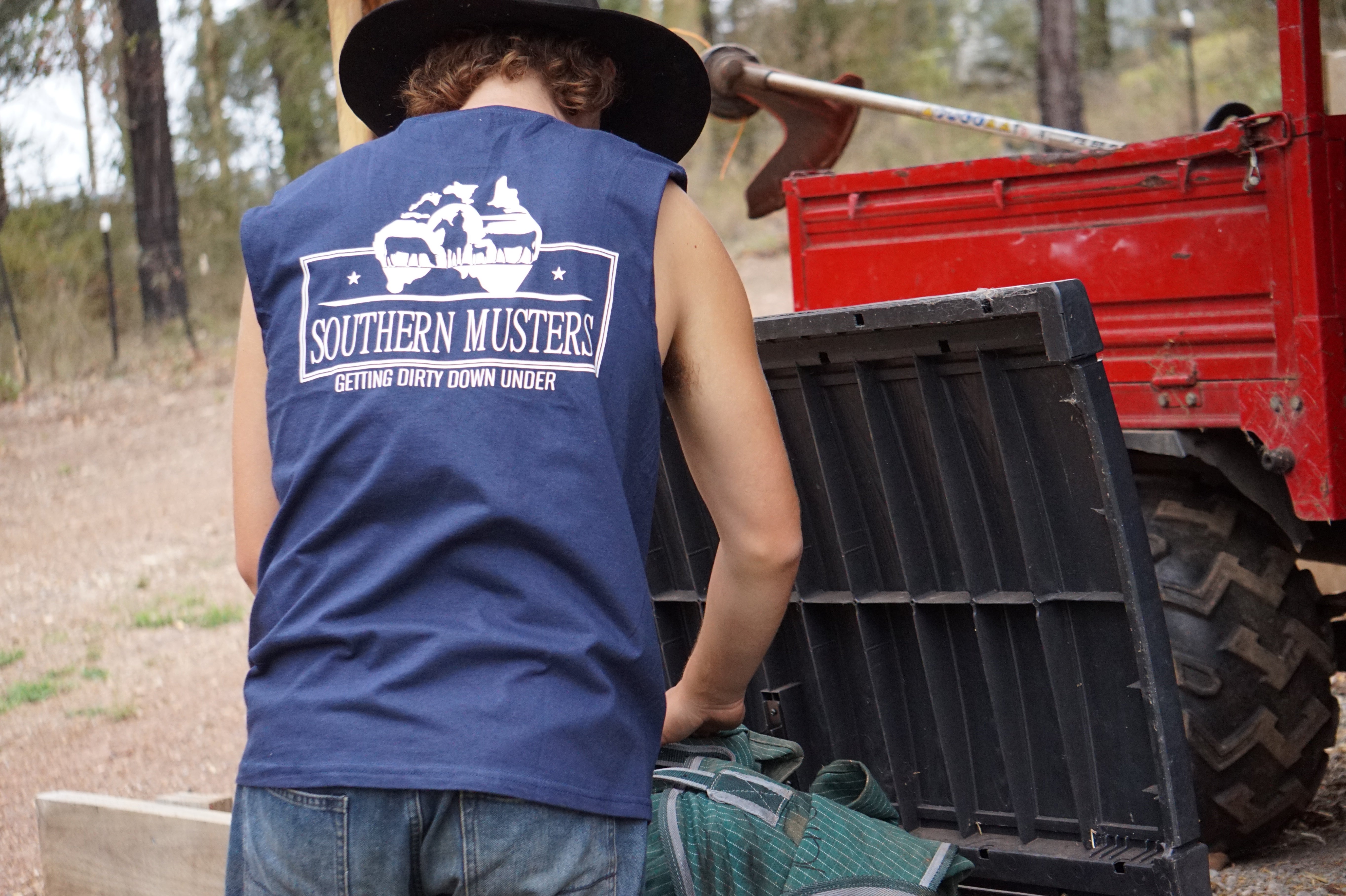 Southern Musters Navy Tank Top