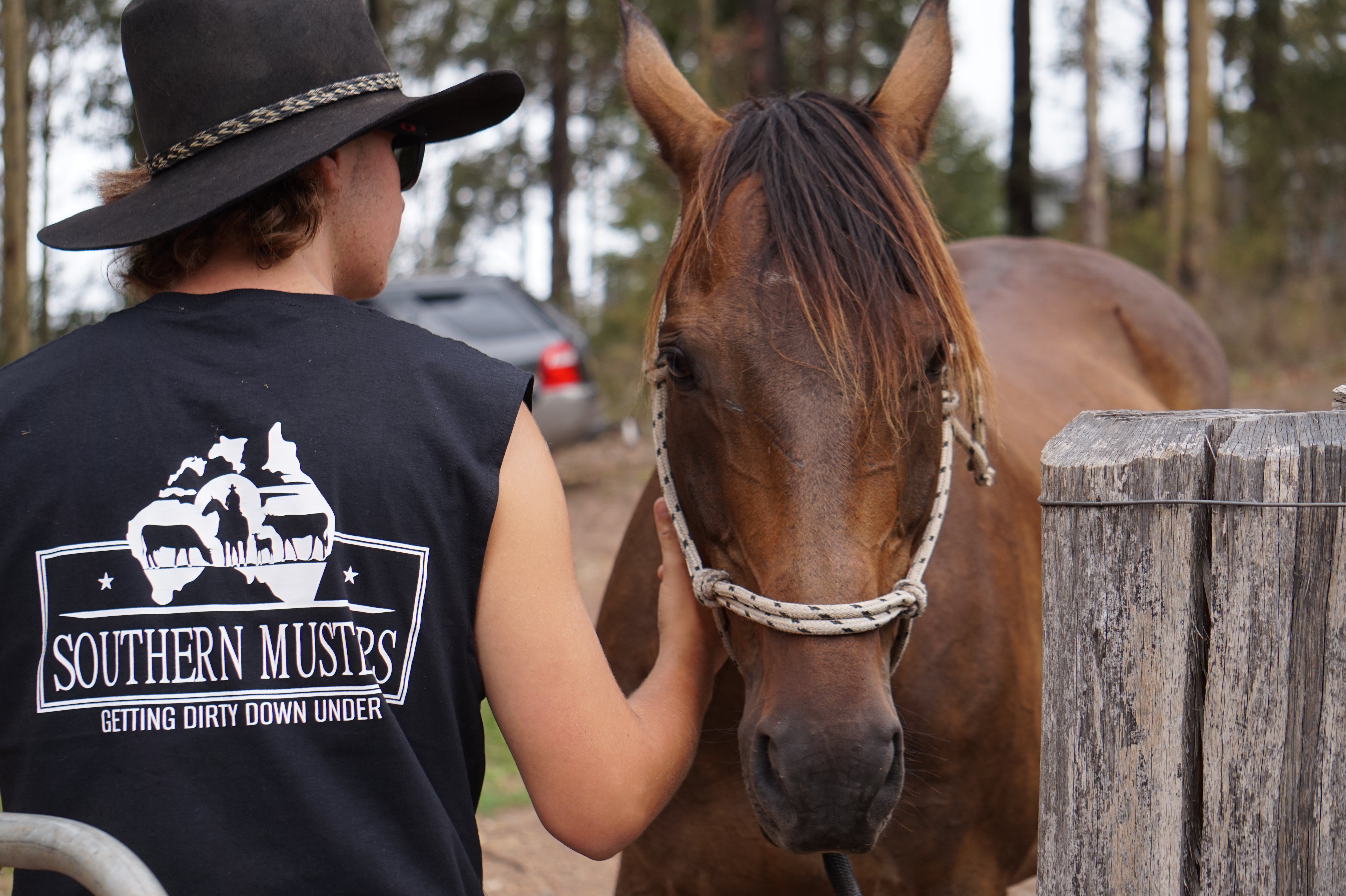 Southern Musters Black Tank Top