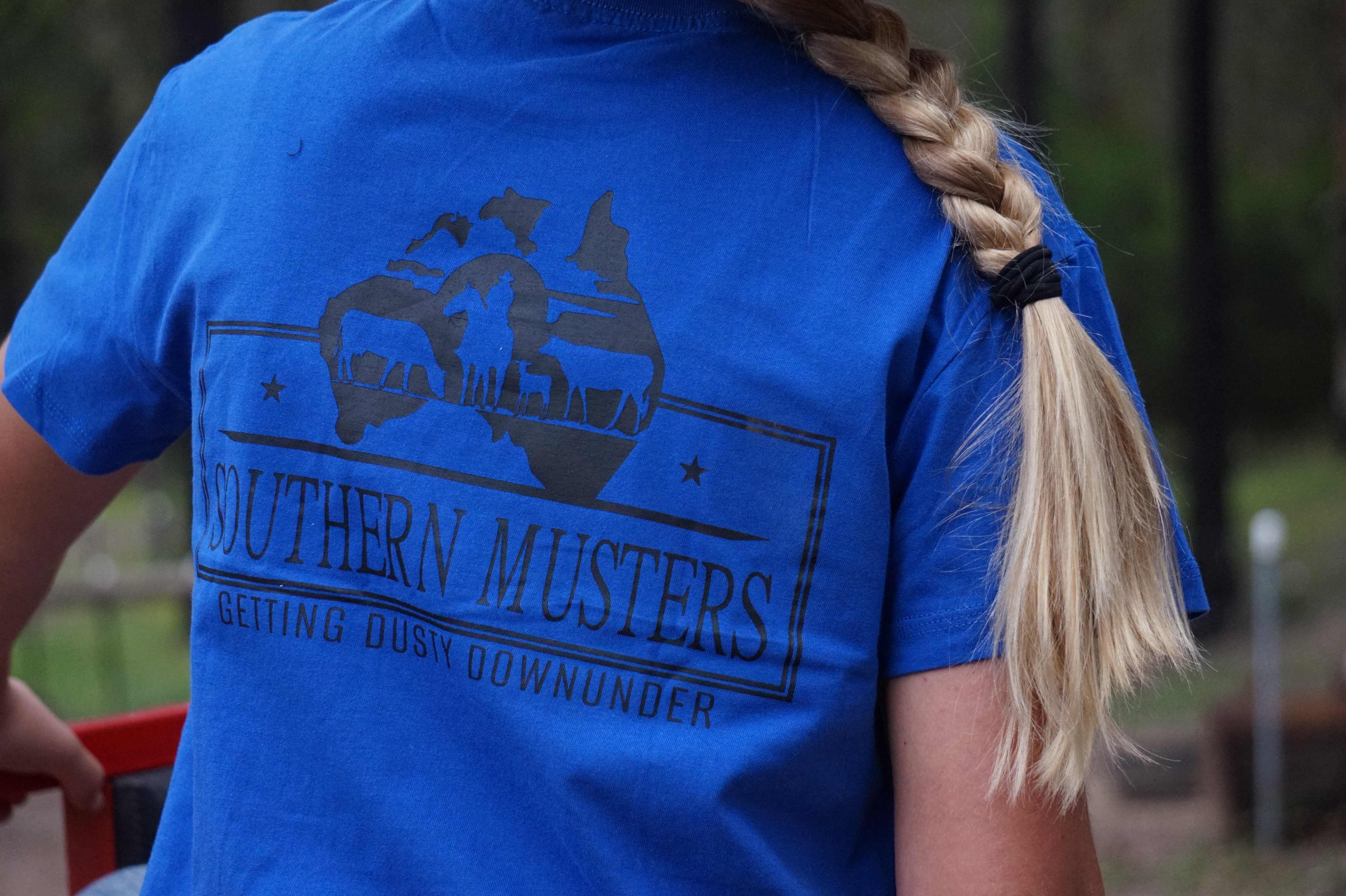 Southern Muster Colt Blue Kids T-shirt