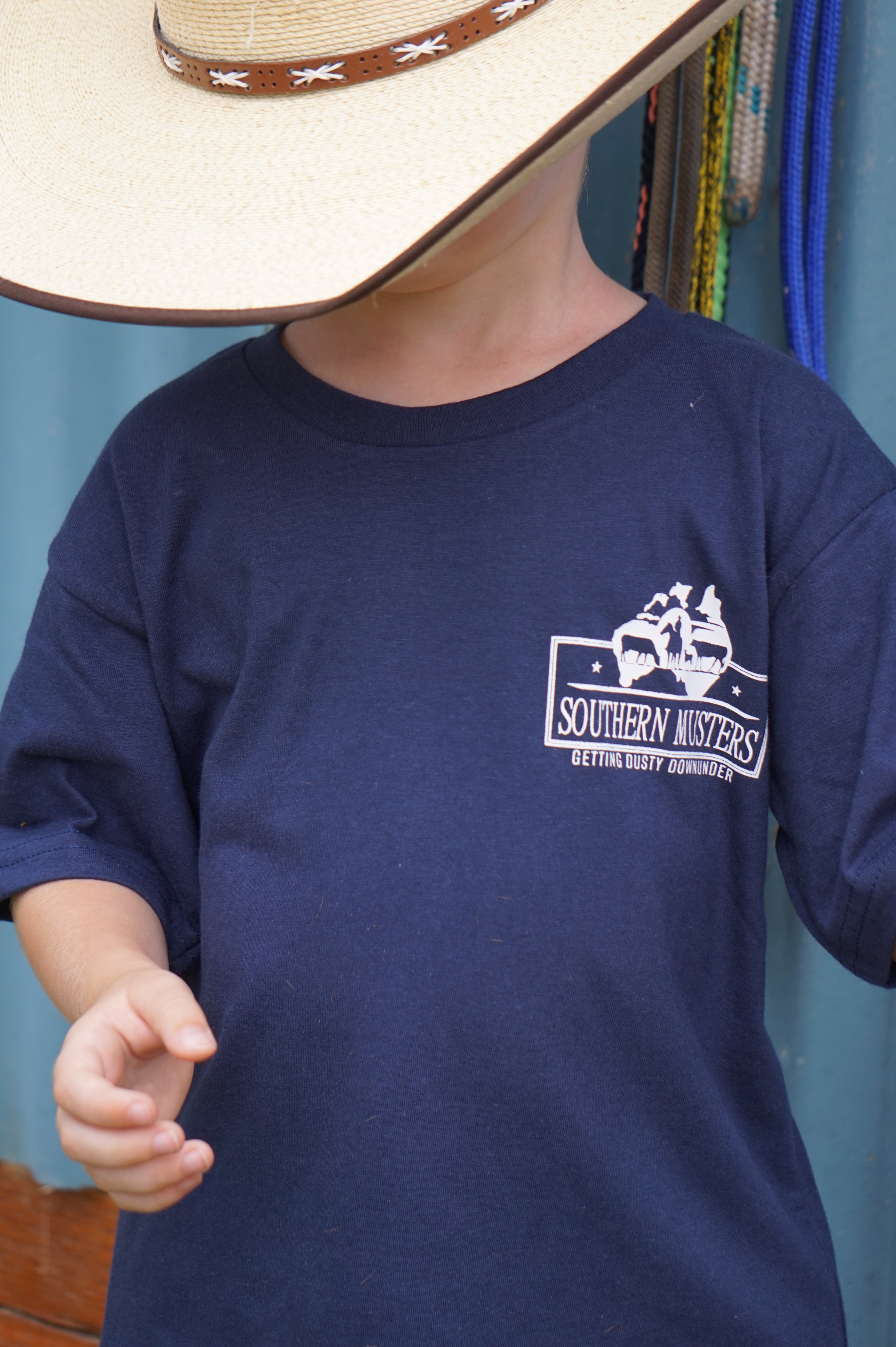 Kids Territory Navy Blue Southern Musters T-Shirt