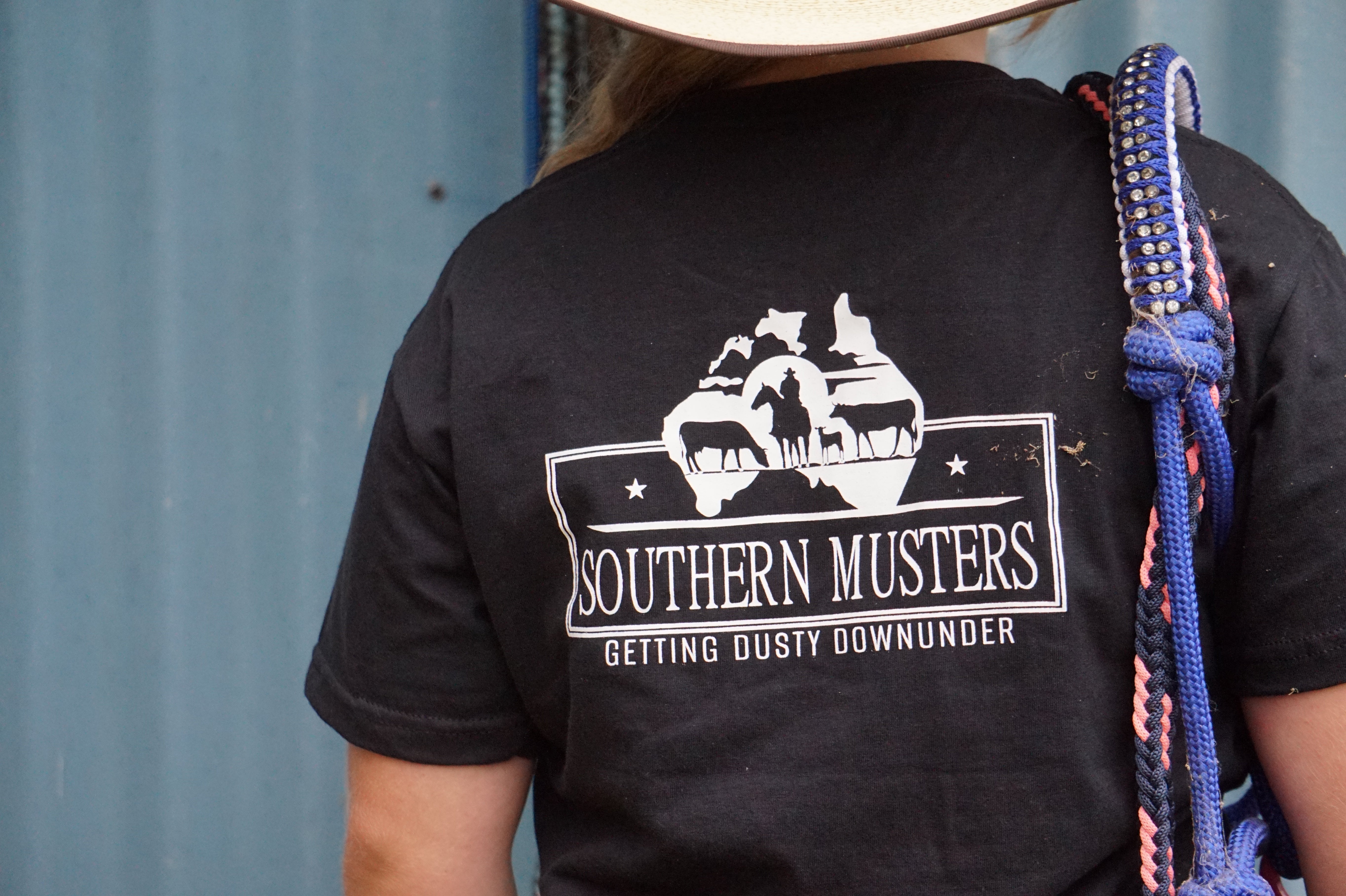 Kids Black Southern Musters T-Shirt