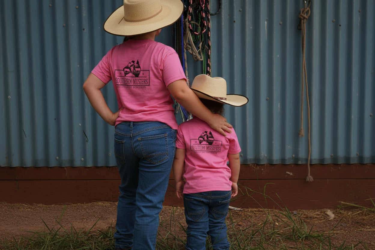 Southern Musters Pink Kids T-Shirt