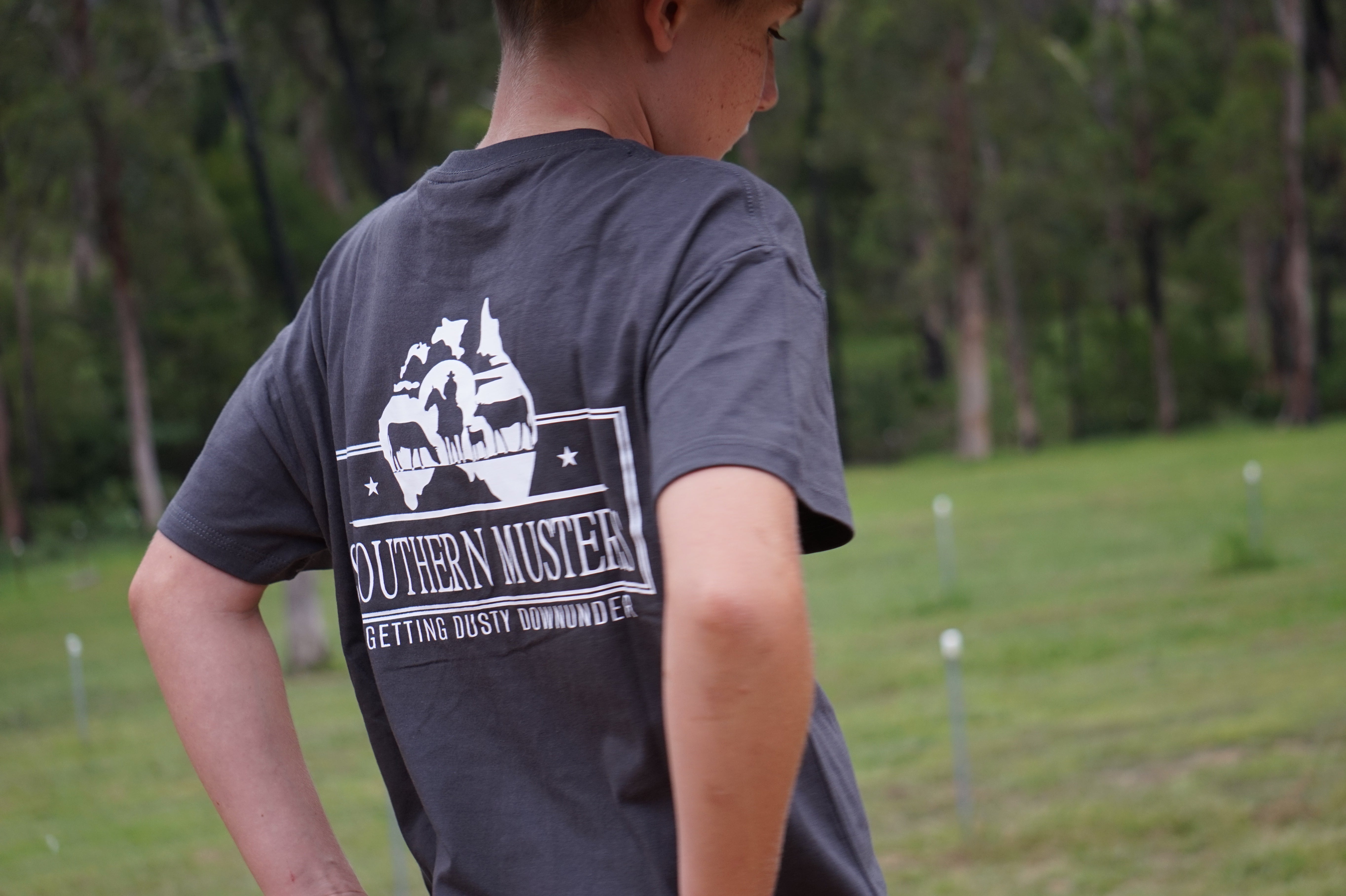Southern Musters Charcoal Grey Kids T-shirt