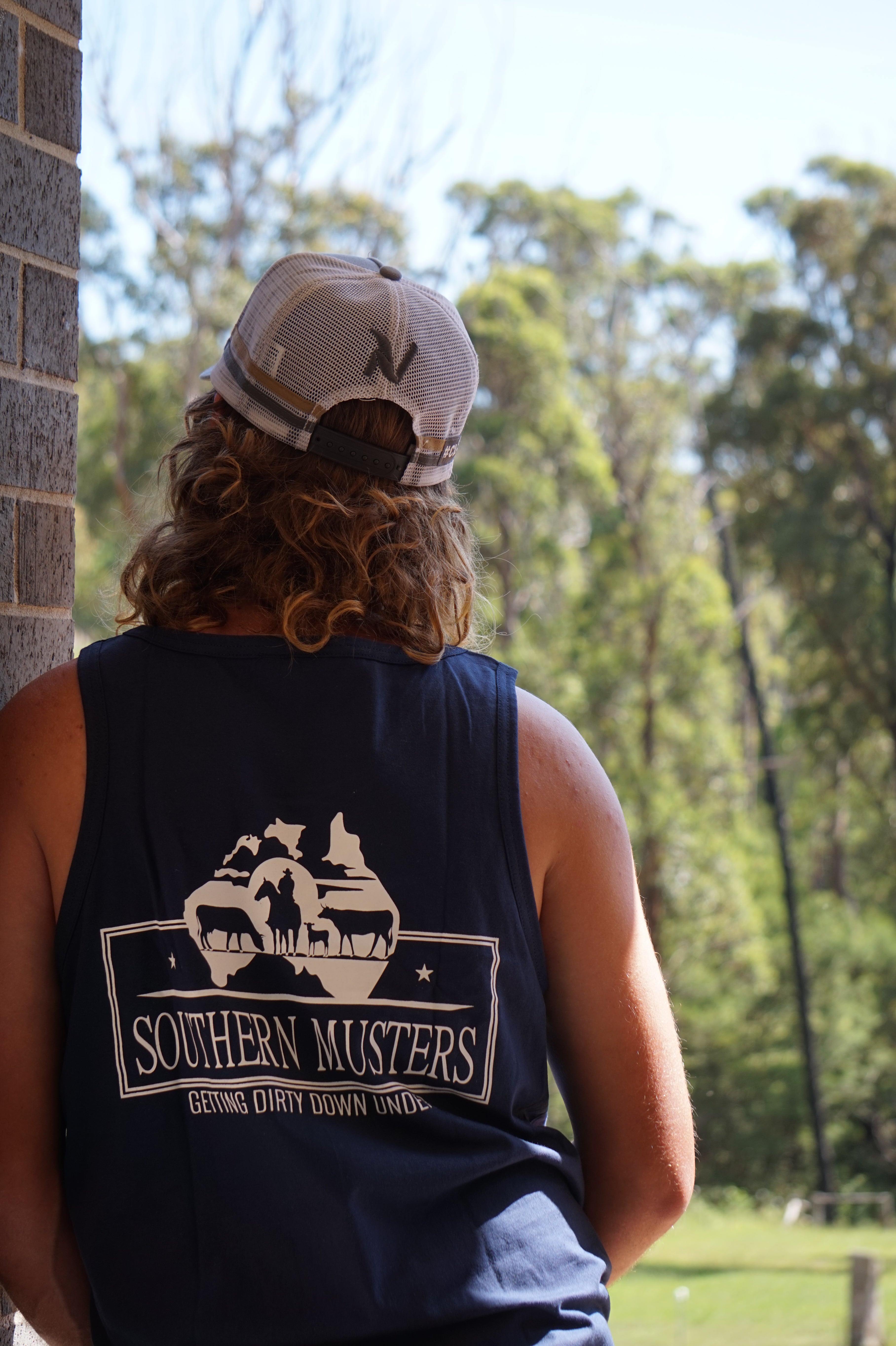 Southern Musters Navy Blue Singlet