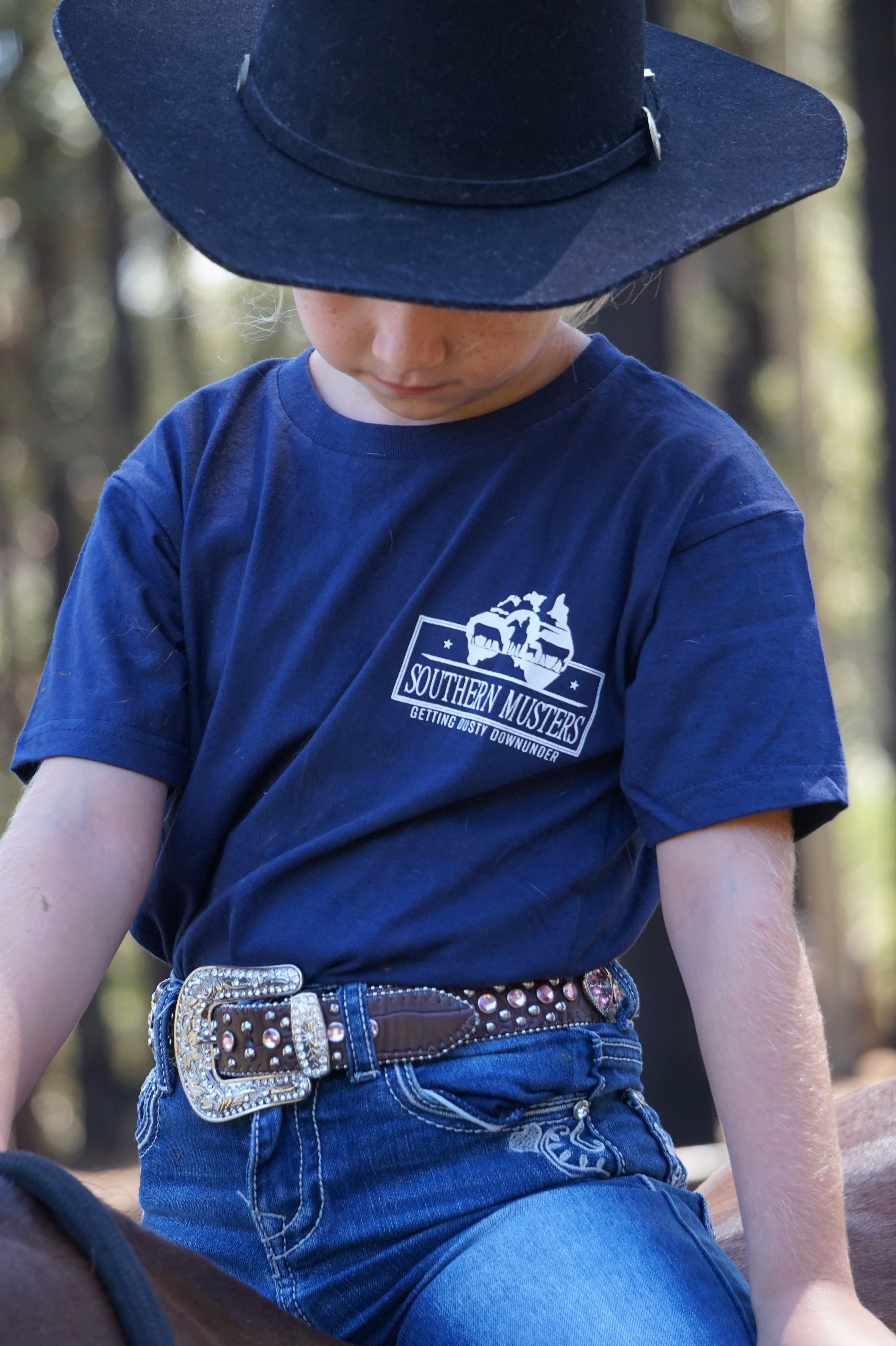 Kids Territory Navy Blue Southern Musters T-Shirt