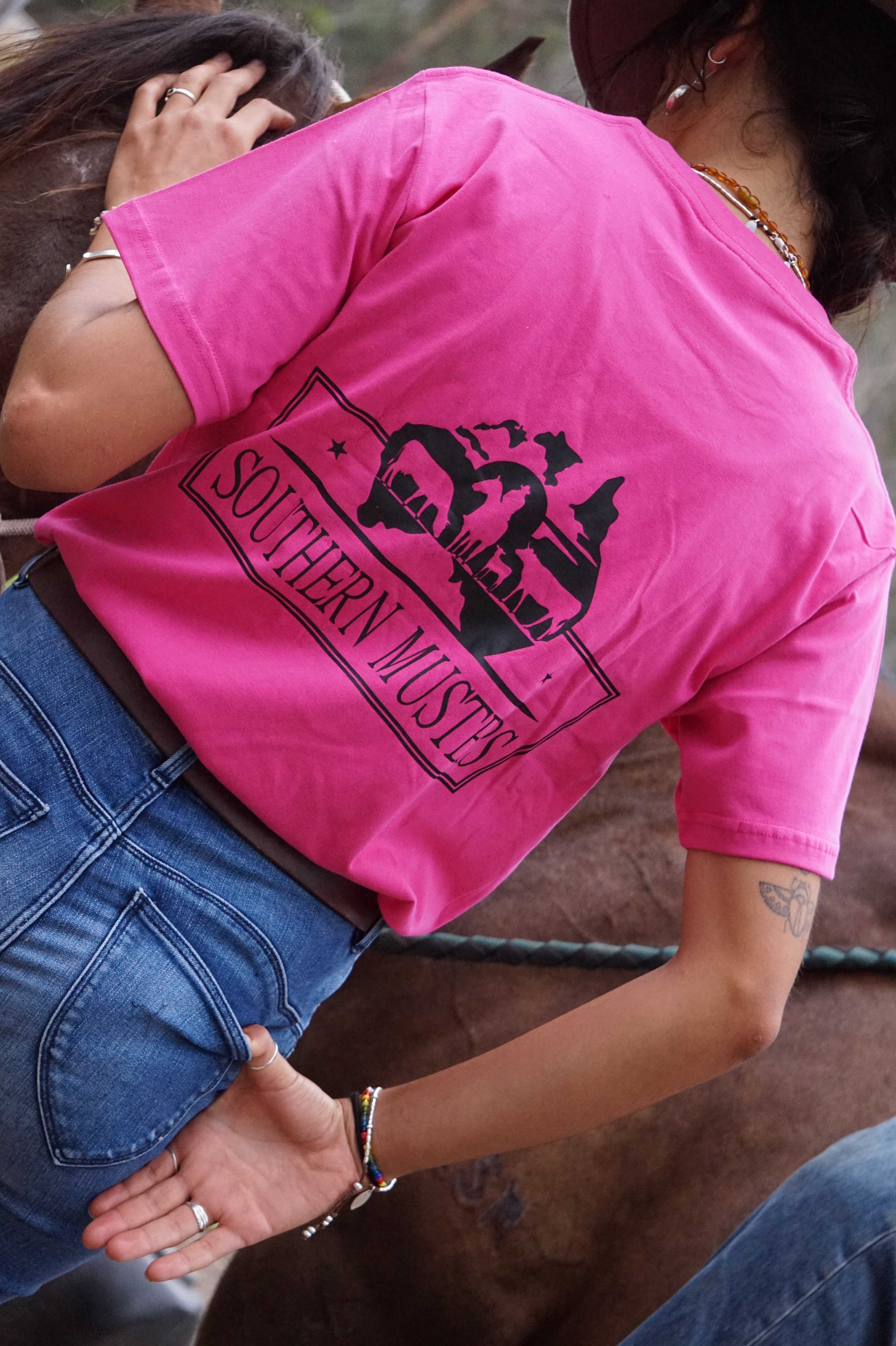 Southern Musters Dark Pink T-Shirt