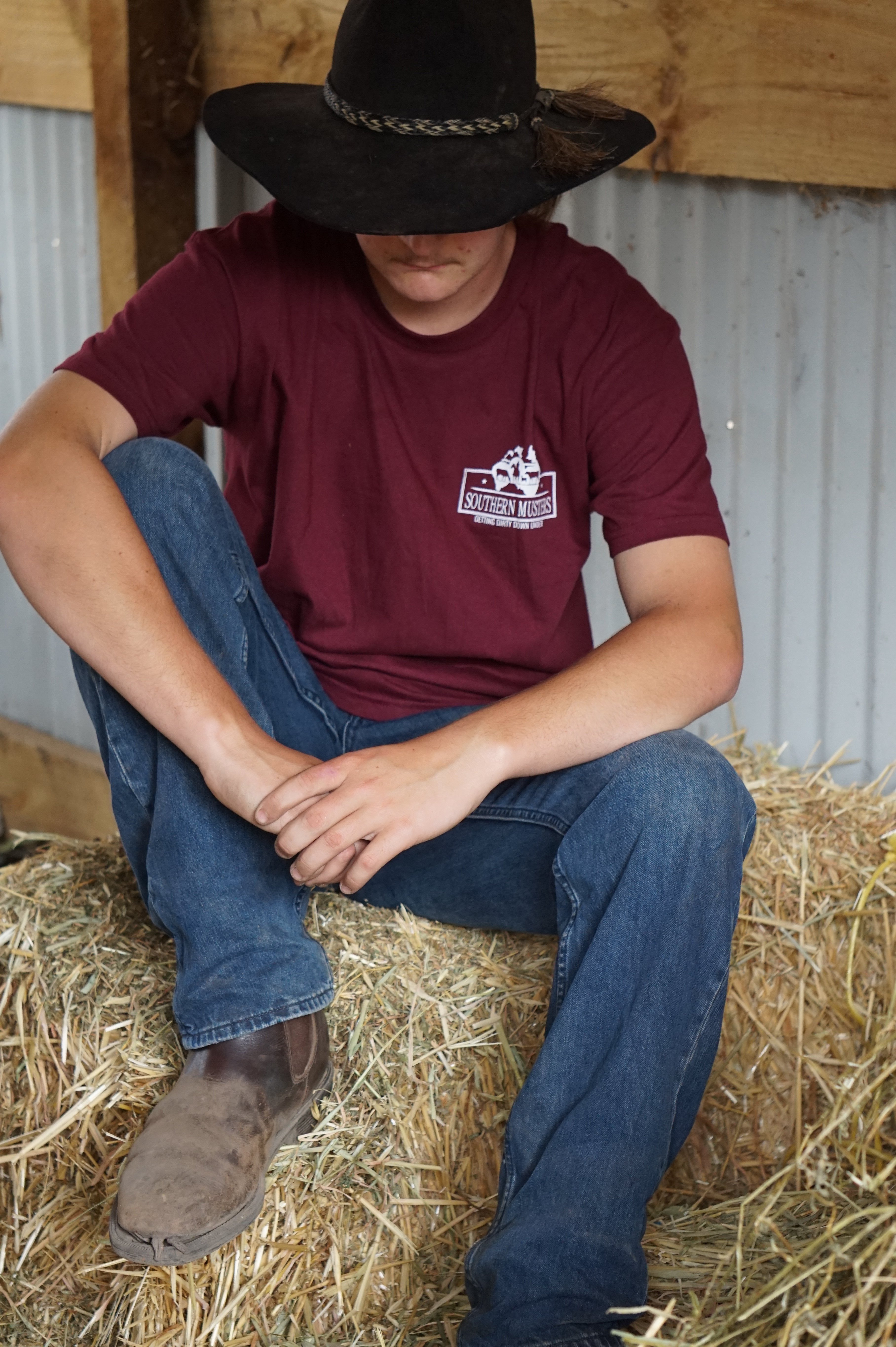 Maroon Southern Musters T-shirt