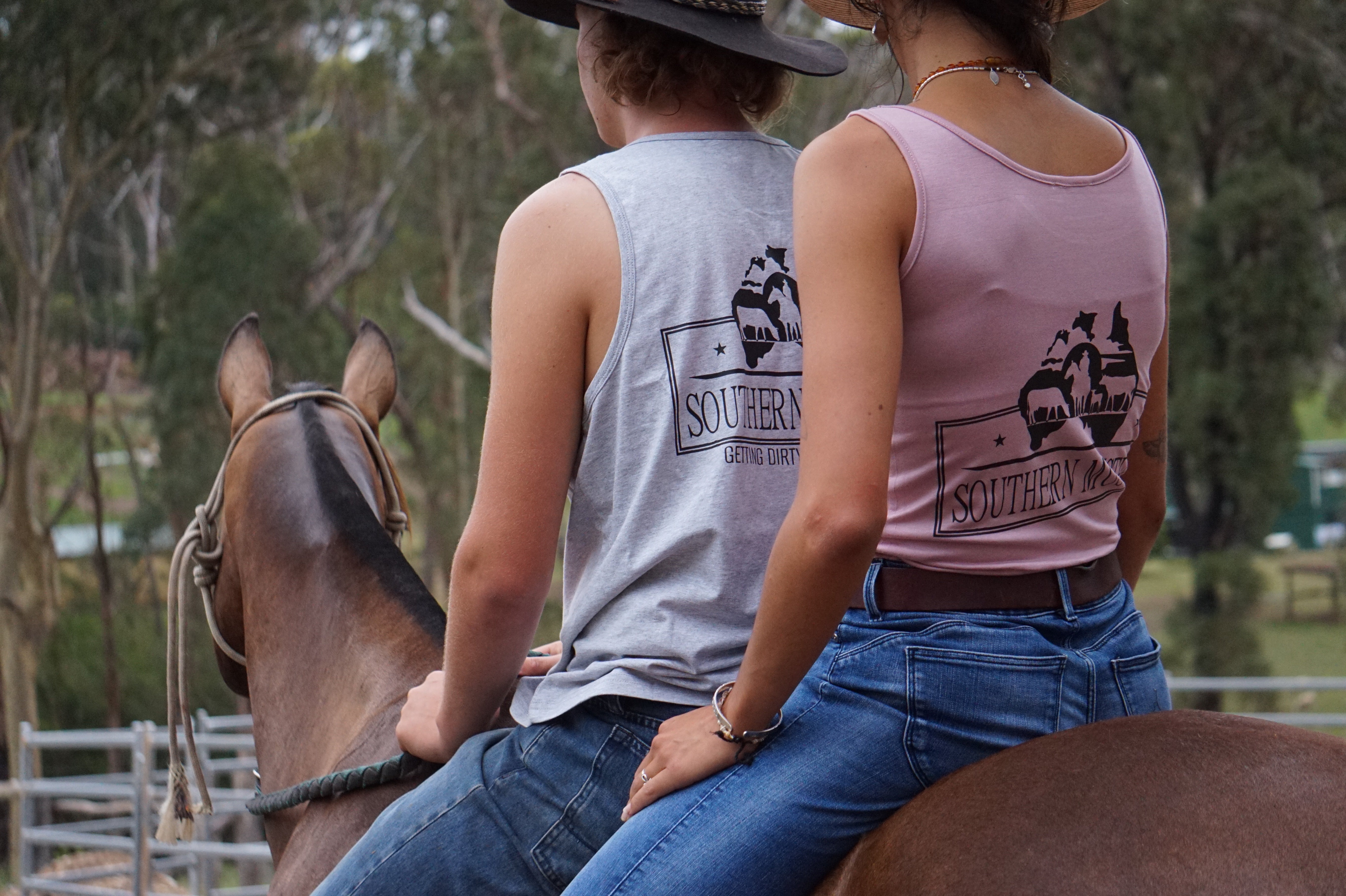 Southern Musters Ladies Pink Singlet