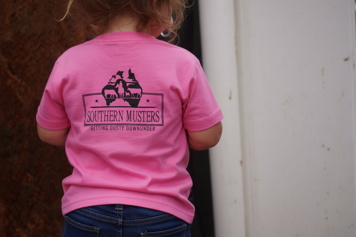 Southern Musters Pink Kids T-Shirt